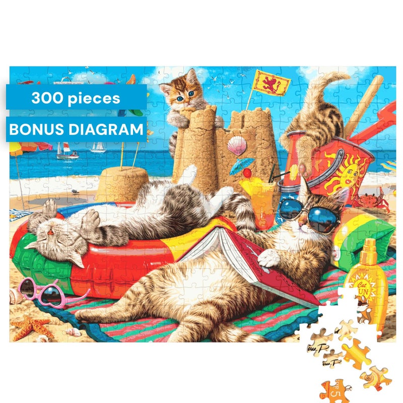 Buffalo Games - Steve Read - Beachcombers - 300 Piece Jigsaw Puzzle For Adults -Challenging Puzzle Perfect for Game Nights - Finished Size is 21.25 x 15.00 - Image 3
