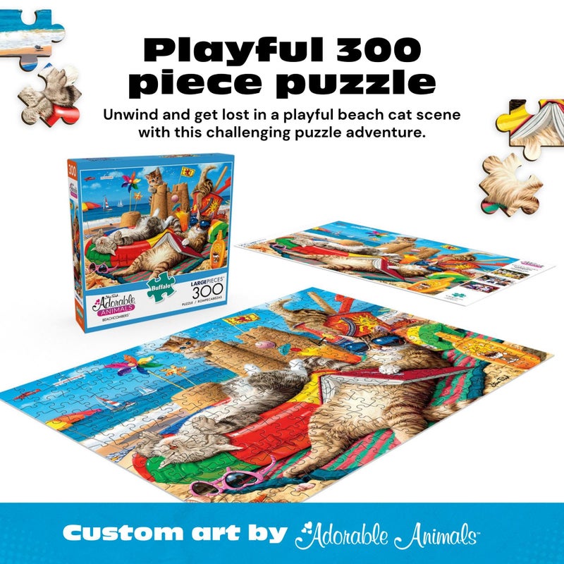 Buffalo Games - Steve Read - Beachcombers - 300 Piece Jigsaw Puzzle For Adults -Challenging Puzzle Perfect for Game Nights - Finished Size is 21.25 x 15.00 - Image 4