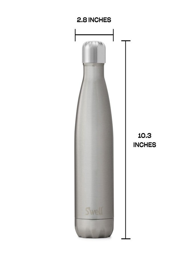 S'well Stainless Steel Water Bottle - 17 Fl Oz - Silver Lining - Triple-Layered Vacuum-Insulated Containers Keeps Drinks Cold for 36 Hours and Hot for 18 - BPA-Free - Perfect for the Go - Image 4