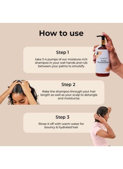 Fix My Curls Everyday Moisturizing Shampoo | For Thick Curly, Wavy & Dry Hair Types | Low Lather, Kid Friendly, Sulphate Free Co-Wash | Cruelty, Paraben & Silicone Free| Anti-Itch & Soothing | 250Ml  - Image 3