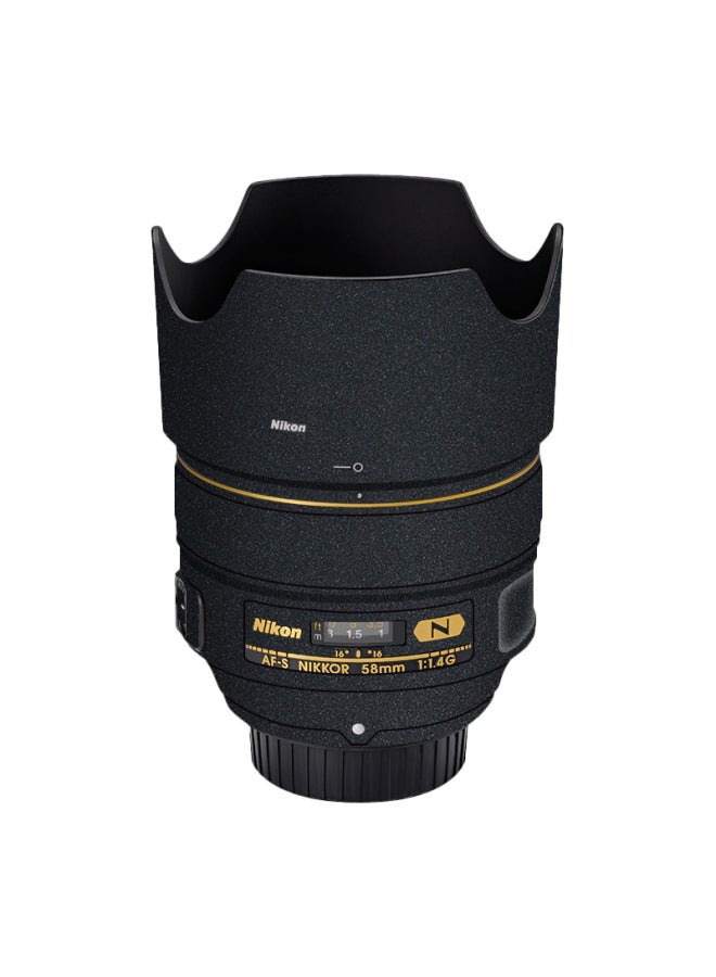 Loquat Walking Donkey For Nikon AF-S58F1.4G Lens All-inclusive Protection Film 58F1.4 Nikonafs-Color:Ghost White - Image 4