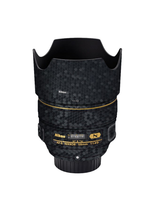 Loquat Walking Donkey For Nikon AF-S58F1.4G Lens All-inclusive Protection Film 58F1.4 Nikonafs-Color:Ghost White - Image 5