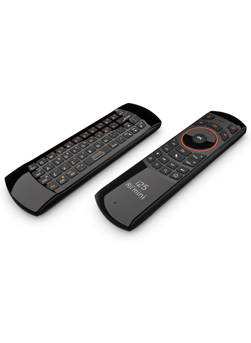 Rii Mini i25 Multifunction Portable 3 in 1 2.4GHz Wireless Fly Mouse Keyboard and Remote Control with Rechargeable Li-ion Battery for PC, Laptops, Linux, Android Tv Boxs, Windows, Windows, IPTV - Image 3