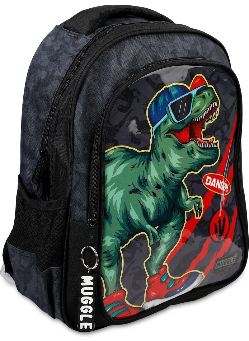 muggle Boy Danger Dino Primary School Bag MU9222