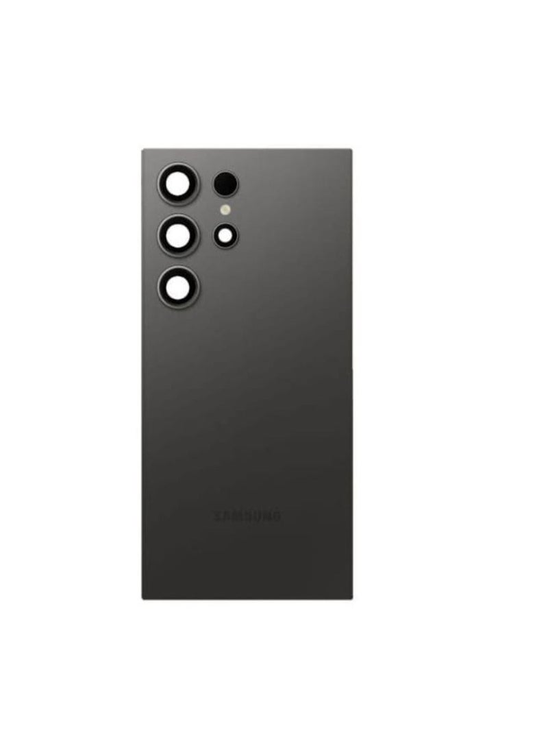 Replacement Back Glass for SAMSUNG Galaxy S24 Ultra black 