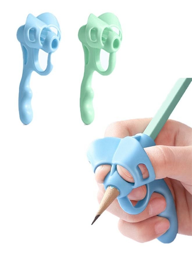 Ant 2-Pieces Silicone Pencil Grips, Kids Handwriting Aid Correction Tool for Preschool Homeschool Kindergarten Classroom  - Image 1