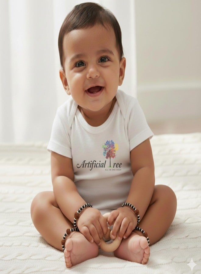 ARTIFICIAL TREE Ball Rudraksha Nazariya Adjustable Bracelet Baby Girl & Baby Boy | Nazar Battu | New Born Baby to 6 Year Kids | 2 Piece (AT BABY BRCT 0043) - Image 3