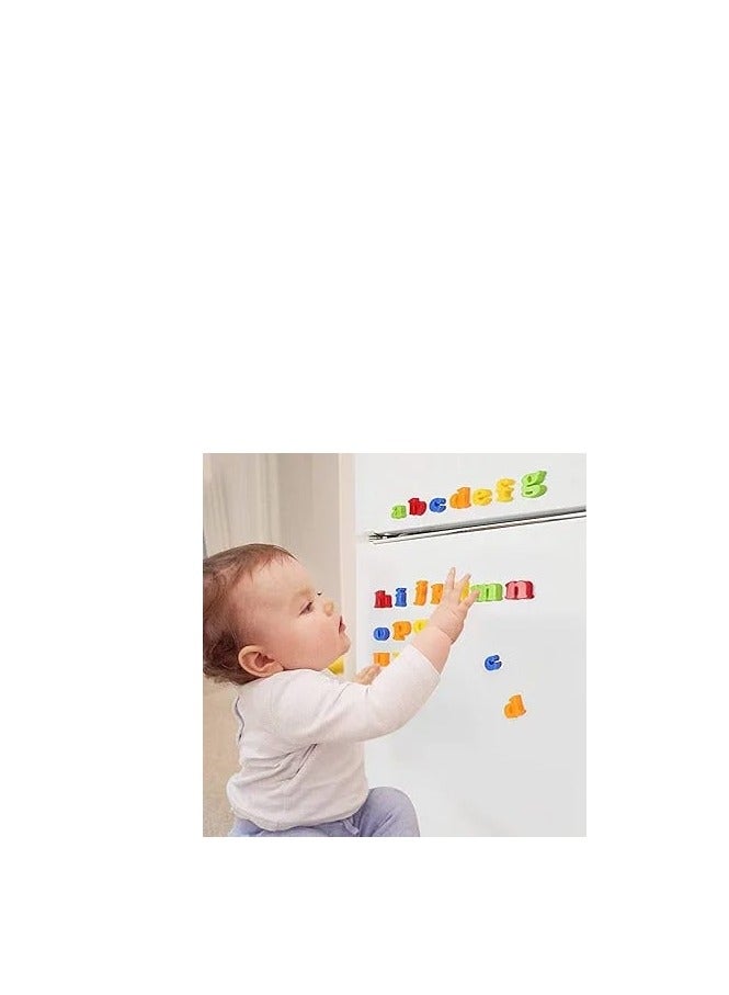 Educational Magnetic Letter and Number Set for Kids - Includes Full English Alphabet, Numbers (0-9) and Math Signs - Colorful Toys for Early Reading and Counting - Perfect for Fridge and Whiteboard - Image 3