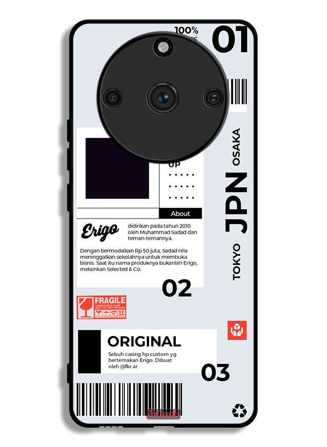 Tolwak Realme 11 Pro Protective Case Cover Japan Sticker - Image 1