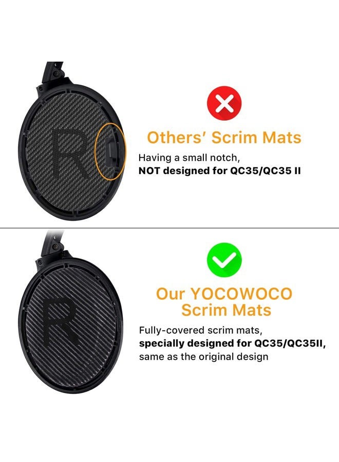YOCOWOCO Replacement Ear Pads for Bose QuietComfort 35 (QC35) & Quiet Comfort 35 II (QC 35 ii) Headphones, EarPads Cushions with Noise Isolation Memory Foam, Softer Protein Leather, Added Thickness - Image 3