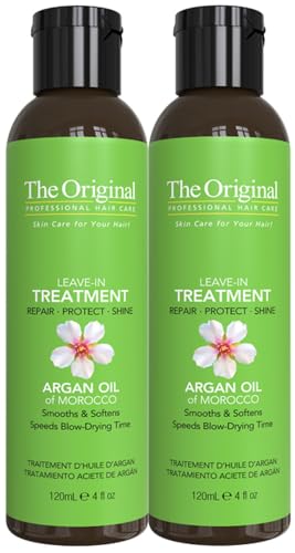 DermOrganic Original Argan Oil Leave-In Hair Treatment 4 oz (2 pack) - Image 1