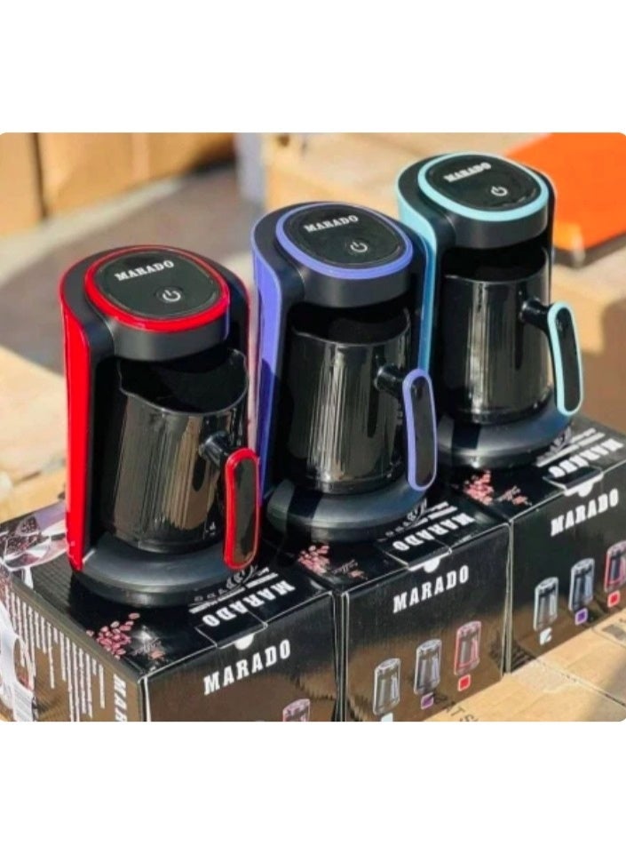 MARADO Turkish coffee maker, easy to use and clean, 4 cups (color may vary) - Image 1