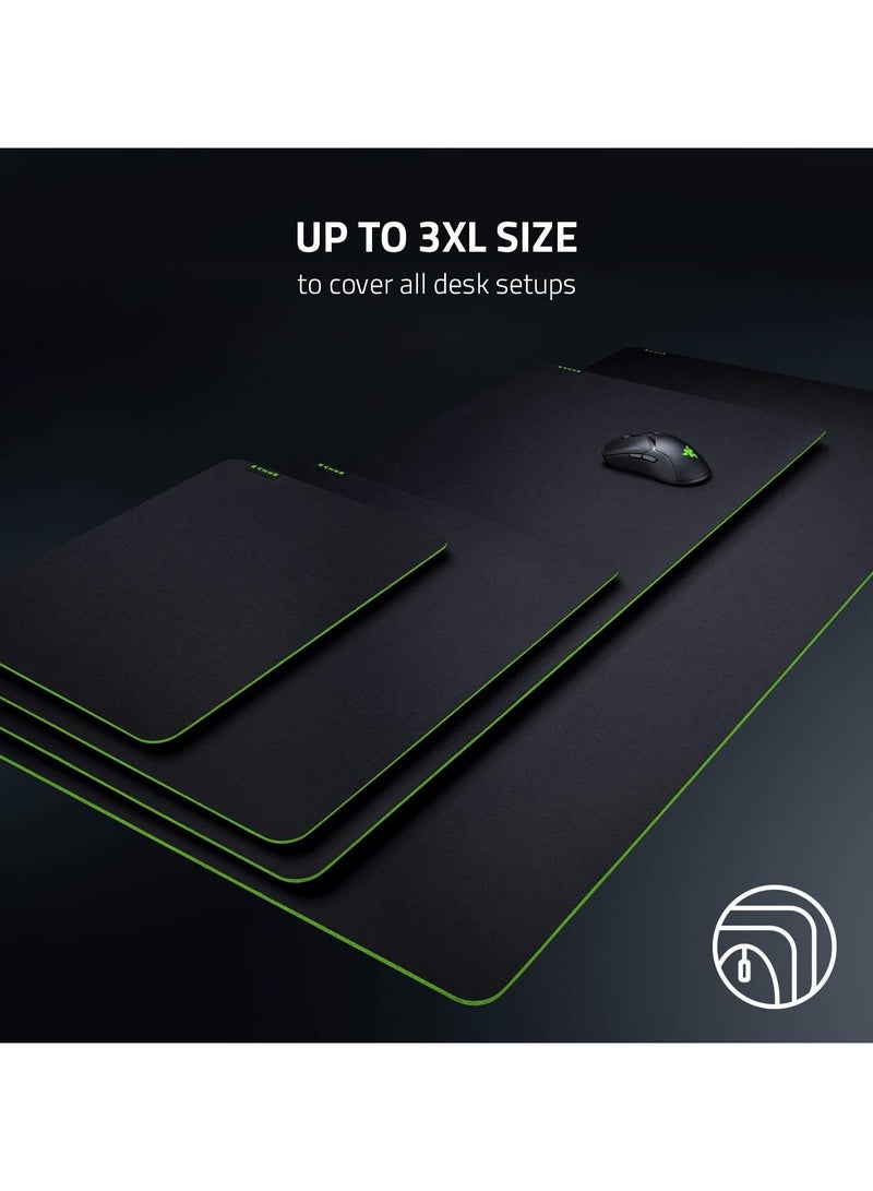 لوحة ماوس الألعاب القماشية Razer Gigantus v2 (متوسطة): رغوة سميكة وعالية الكثافة - قاعدة غير قابلة للانزلاق - أسود كلاسيكي  - Image 4