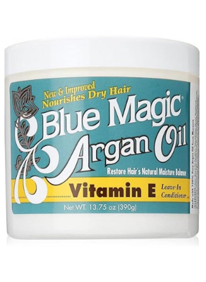 BLUE MAGIC Argan Oil Vitamin E Leave-In Conditioner 390g