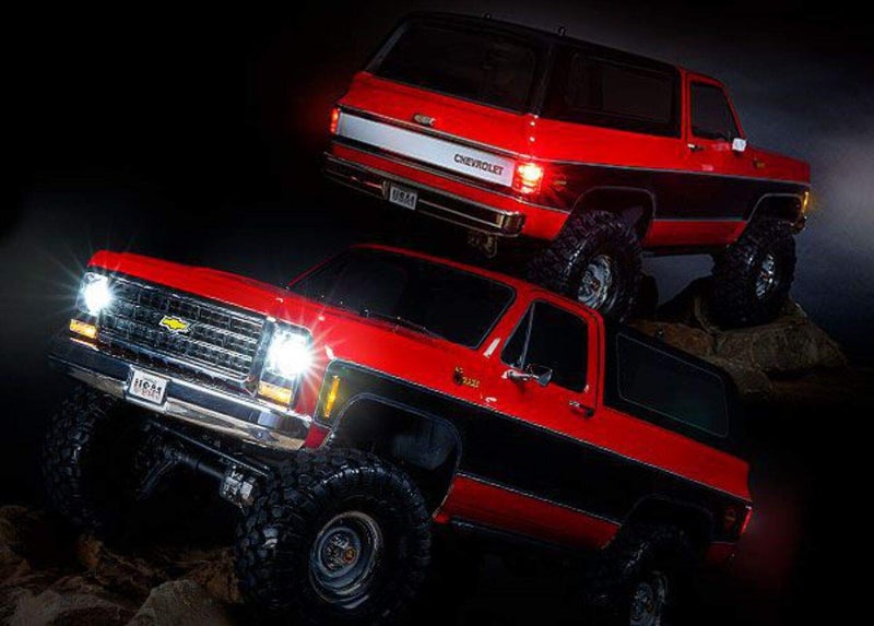 TRAXXAS مجموعة إضاءة كاملة LED ساطعة مقاومة للماء مع وظيفة المصابيح الأمامية العالية والمنخفضة من تراكساس 8038 للتحكم عن بعد TRX4 شيفروليه K5 بليزر - Image 2