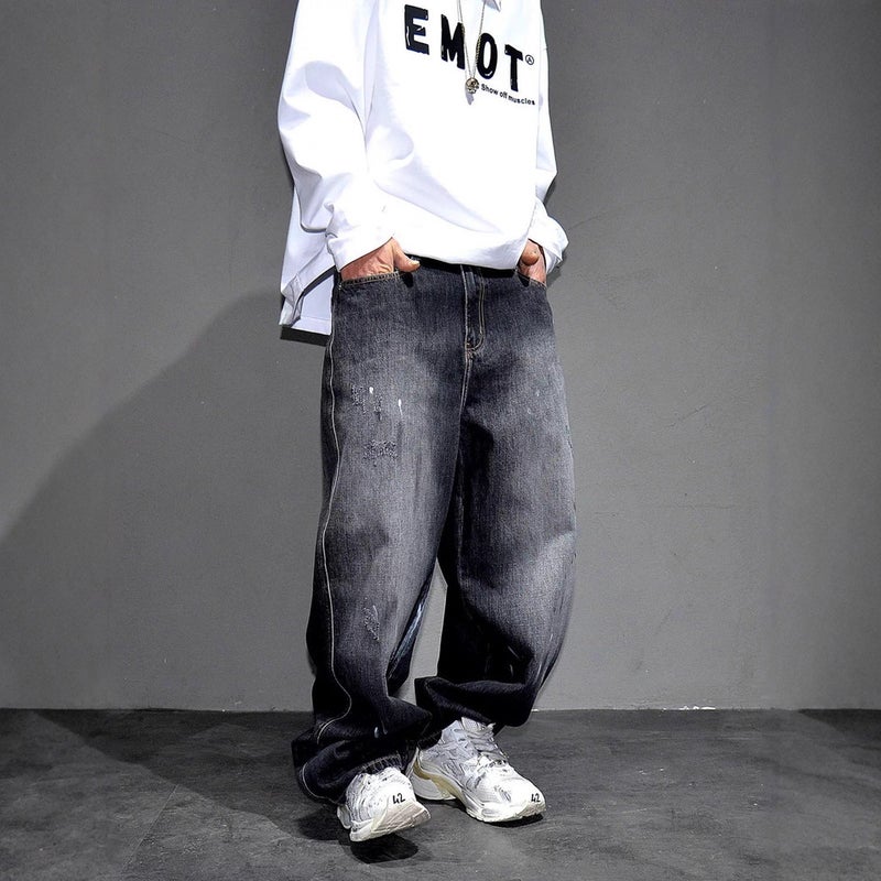 Unisex Casual Daily Denim Jeans - Image 3