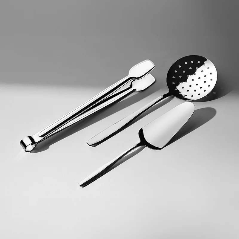 Nehir Sahra Plain 5 Piece Stainless Steel Serving Set