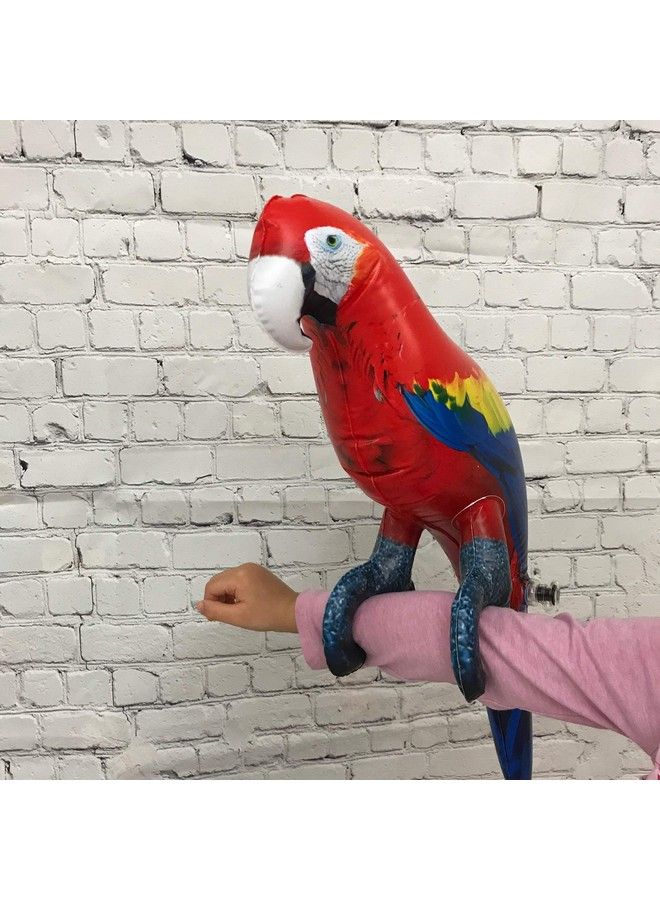 Jet Creations Parrot Inflatable Pet Scarlet Macaw 24" Tall For Party Gift Luau Decoration Novelty Prop Jetparrot - Image 4