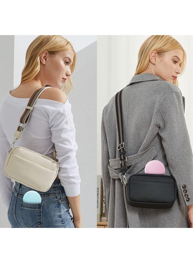 حاملة تقويم الأسنان/غطاء واق للفم - حاملة لطيفة، علبة تخزين صغيرة لتقويم الأسنان/التقويم الشفاف/طقم الأسنان للمنزل|السفر|المكتب - باللون الوردي - Image 3