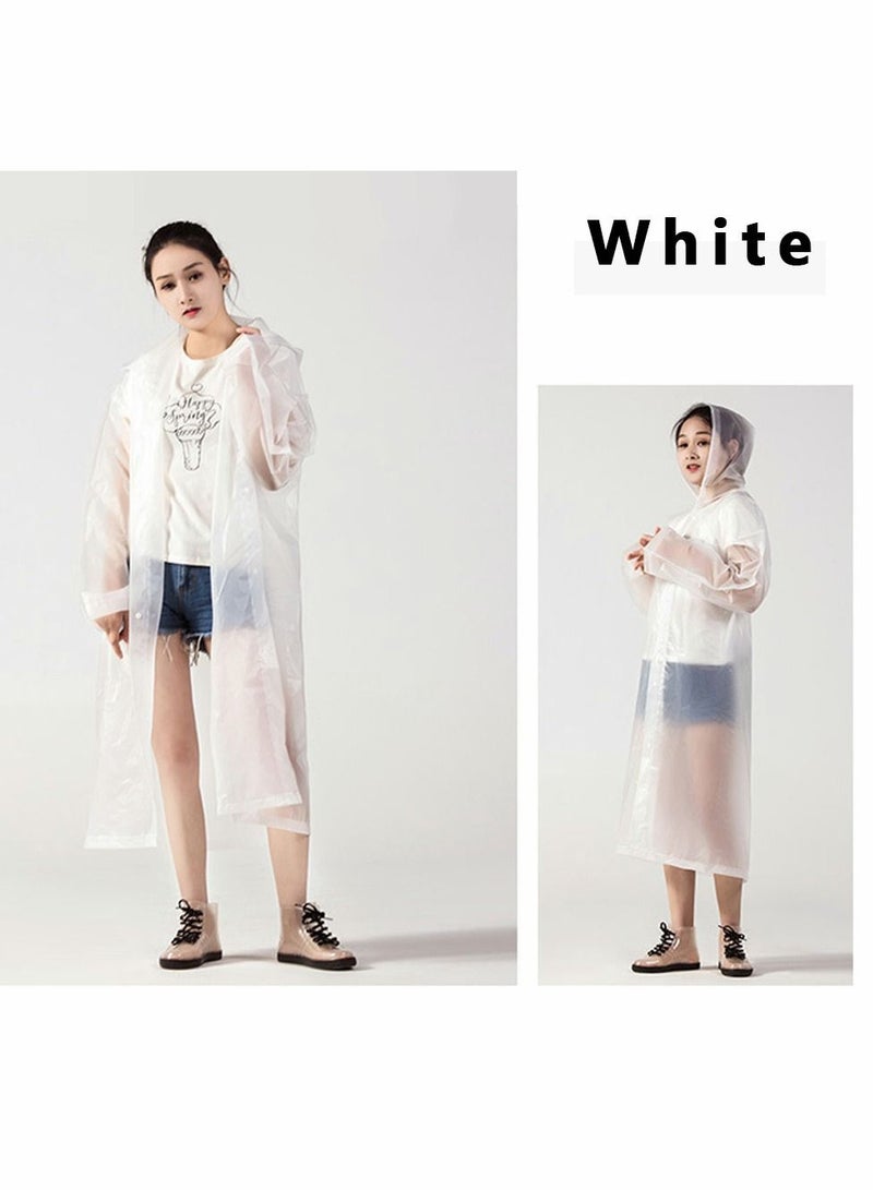 صن تاون معطف واقي من المطر للبالغين ، عبوة واحدة من إيفا للنساء والرجال ، معطف واق من المطر قابل لإعادة الاستخدام يمكن تعبئته لصيد الأسرة والسفر في حالات الطوارئ بدون بولي كلوريد الفينيل مع غطاء مرن - Image 3