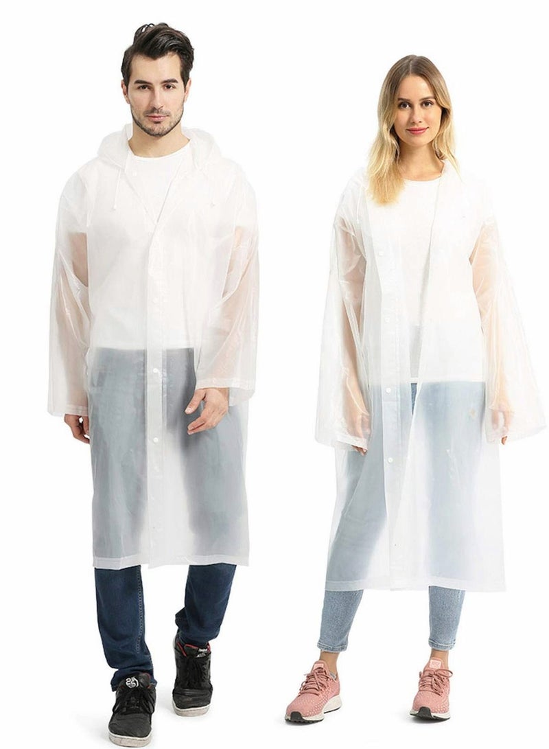 صن تاون معطف واقي من المطر للبالغين ، عبوة واحدة من إيفا للنساء والرجال ، معطف واق من المطر قابل لإعادة الاستخدام يمكن تعبئته لصيد الأسرة والسفر في حالات الطوارئ بدون بولي كلوريد الفينيل مع غطاء مرن - Image 1