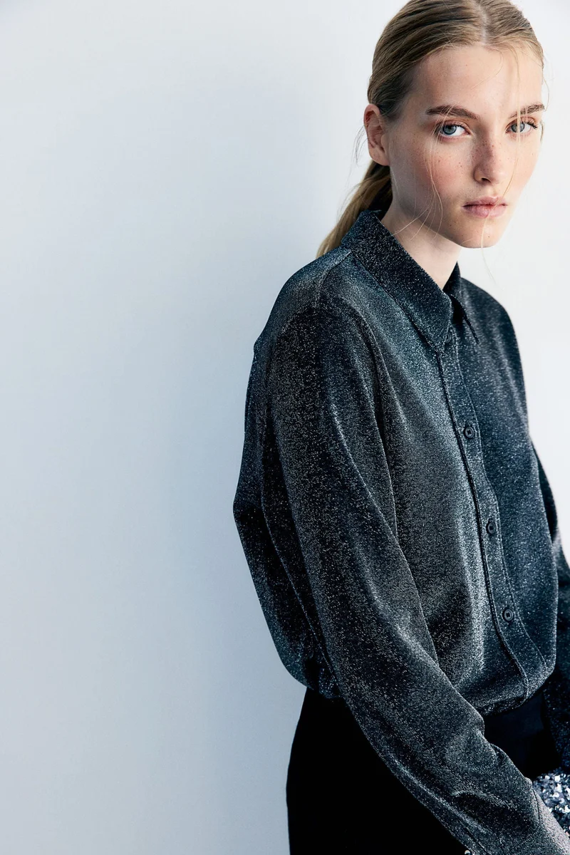 H&M Glittery Shirt