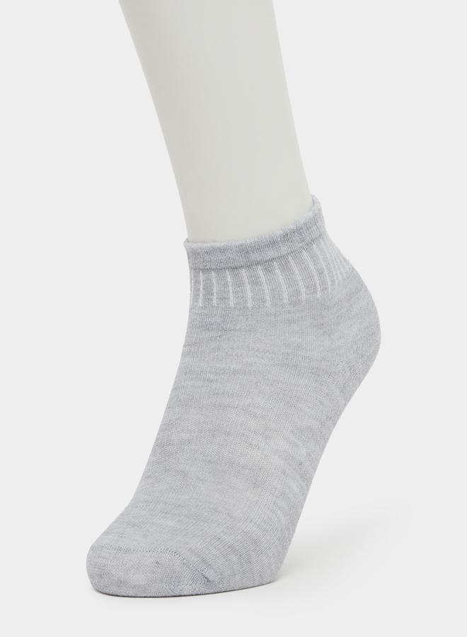 Styli Set of 5 - Solid Ankle Socks - Image 2