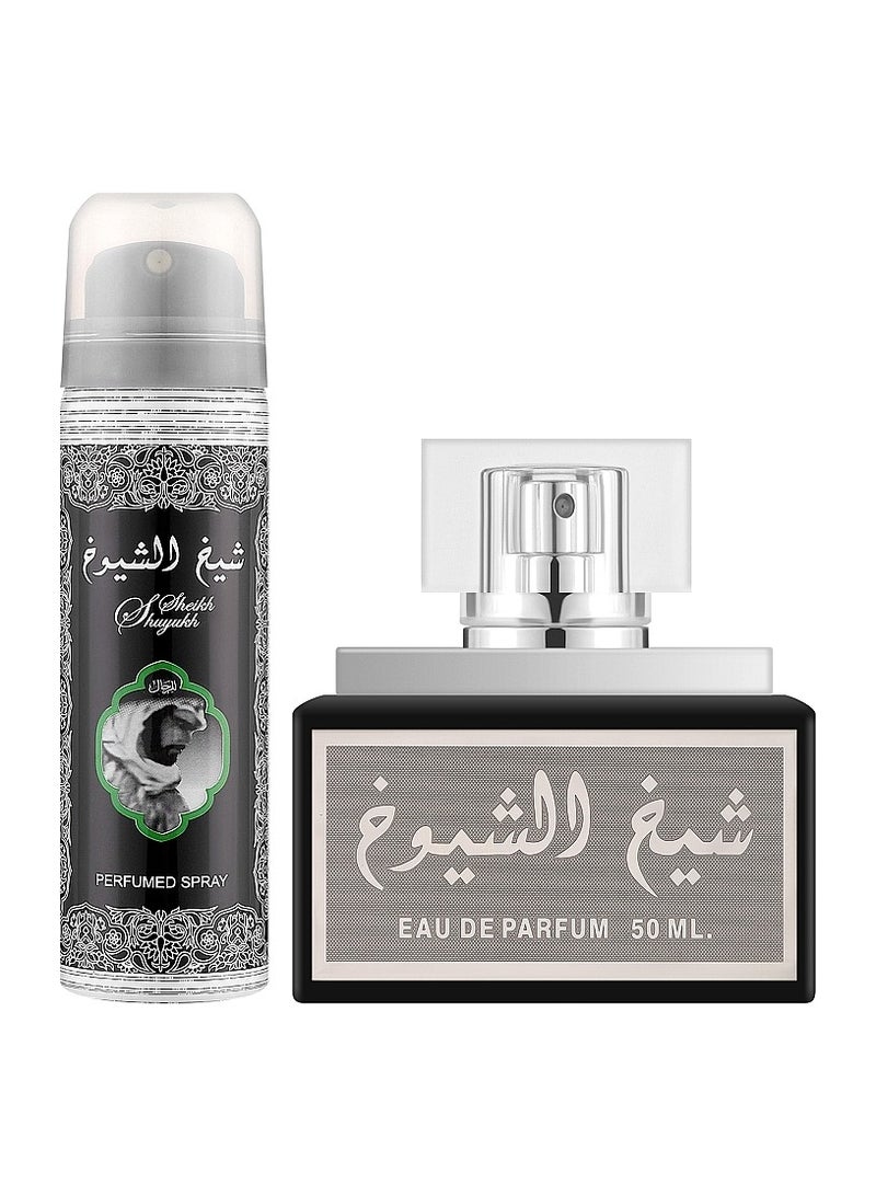 Lattafa Sheikh Al Shuyukh EDP 50ml + Deodorant 50ml - Image 2