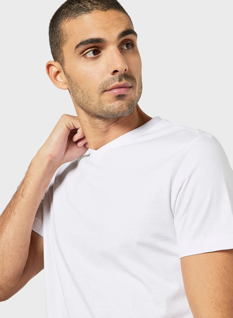Mango Man Essential Crew Neck T-shirt