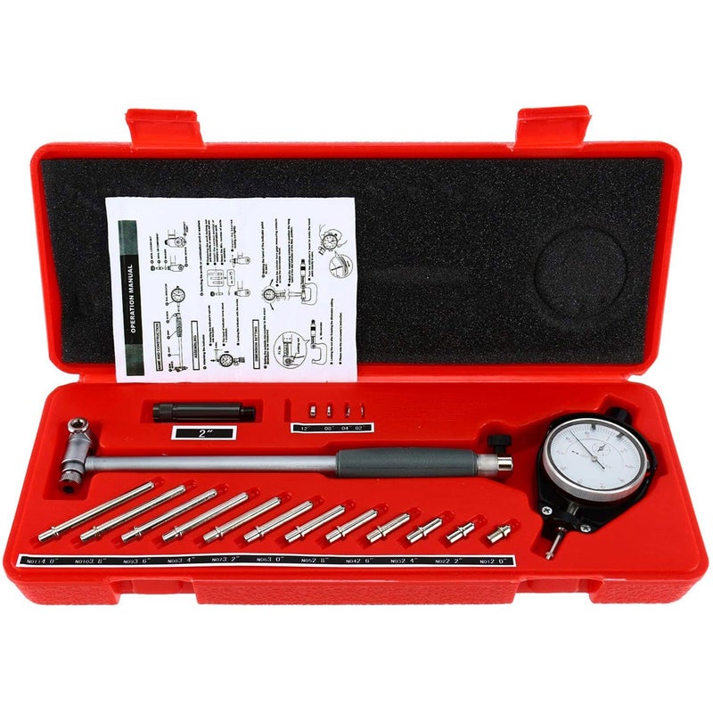 YaeTek 2 6 Bore Gauge 0001 Deep Engine Hole Cylinder Measurement Gage Cylinder Dial Bore Indicator Gauge