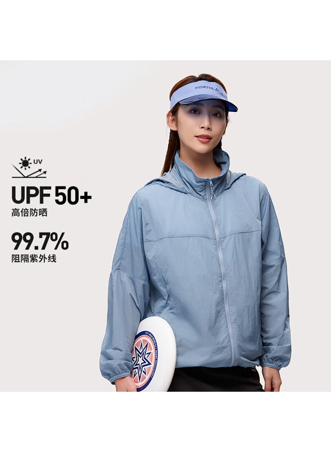 NorthLand Women's Sun Protection Jacket - Summer Uv Blocking Fashionable Sun Shirt, Water-resistant & Breathable Cooling Skin Jacket (rock Cloud Design) - Image 2