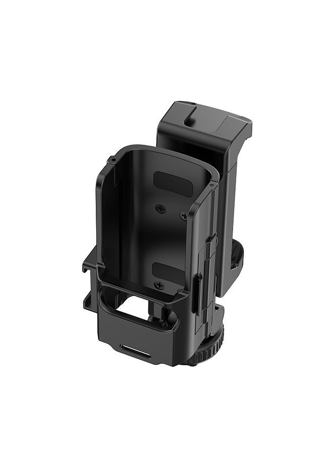 Multi-functional Camera Mount Bracket with Phone Holder 3 Cold Shoe Mount Tripod Phone Mount Replacement for DJI Osmo Pocket 3, iPhone 15/14/13 Vlog Live Streaming Video Recording  - Image 5