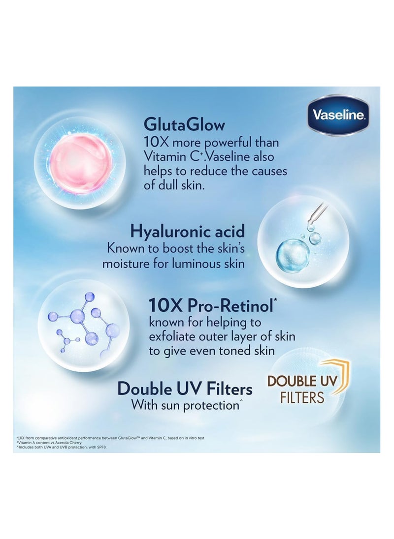 Vaseline Vaseline Essential Even Tone Body Lotion with Moisturizing Petroleum Jelly Gives a Flawless Glow Gluta Hea Burst Serum UV Protection 10x Stronger Than Vitamin C 200ml  - Image 5