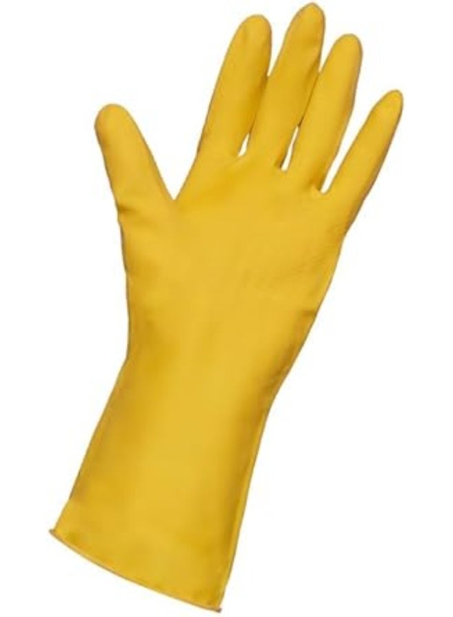 Waritex Heavy Duty Cotton-Lined Household Gloves - Large (L) - Assorted Colors - Image 1