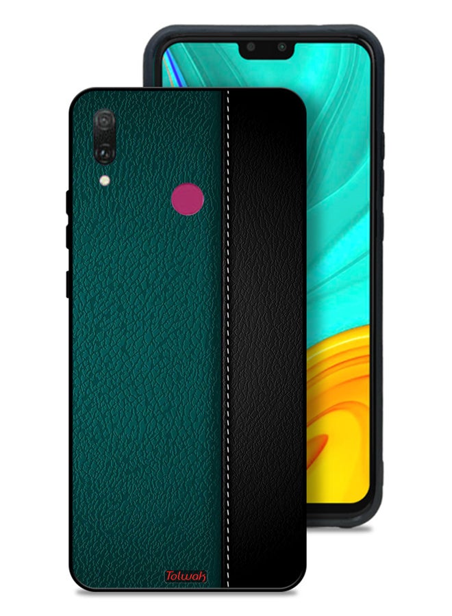 Tolwak Huawei Y9 (2019) Protective Case Cover Leather Pattern - Image 1