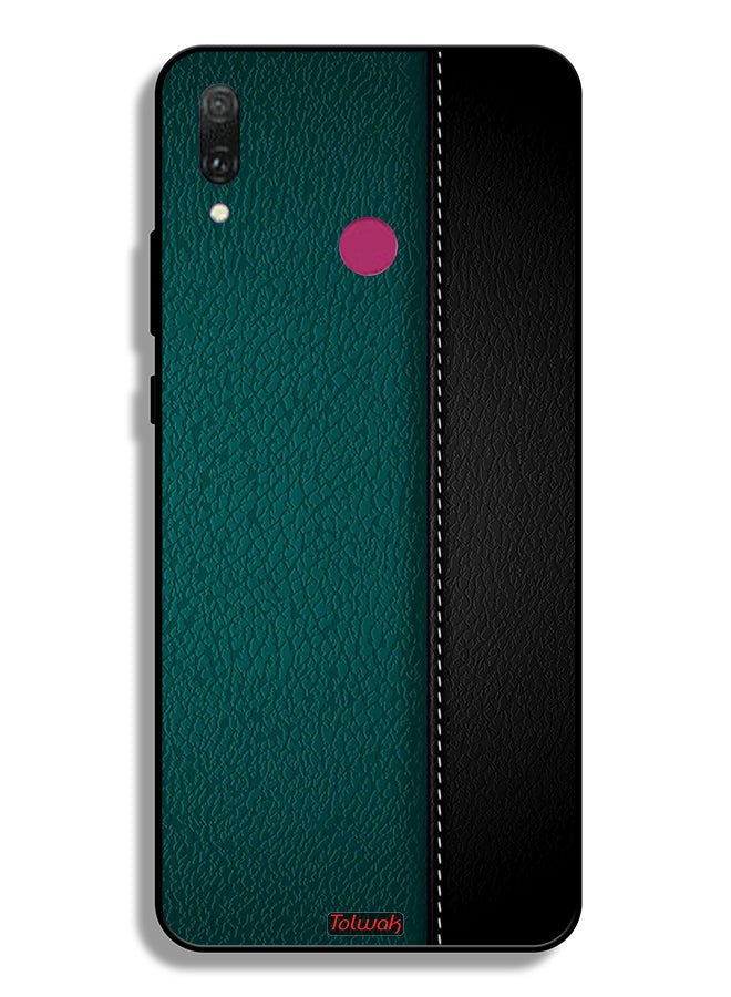 Tolwak Huawei Y9 (2019) Protective Case Cover Leather Pattern - Image 2