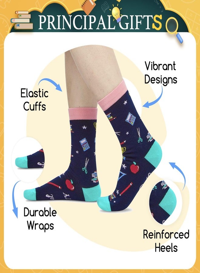 Happy Pop HAPPYPOP Principal Appreciation Gifts Ideas - Vice Assistant Principal Socks Last Day of School Gifts for Women Men - Image 2
