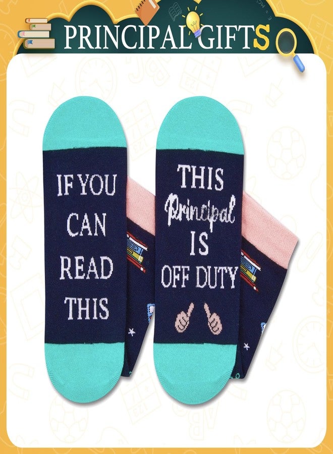 Happy Pop HAPPYPOP Principal Appreciation Gifts Ideas - Vice Assistant Principal Socks Last Day of School Gifts for Women Men - Image 4