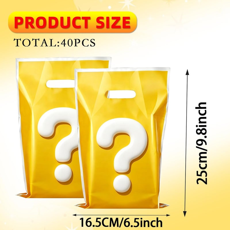 opasyo 40PCS Question Mark Candy Gift Bags for Birthday Party Decorations - Image 3