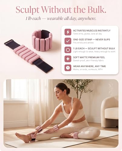 Prince Distribution Pilates Equipment Kit for Home Workout, 16 pcs Pilates Kit With Weights for Women, Pilates Ring Set, Pilates Ball Accessories Kit, Grip Socks, Home Pilates Workout Kit, Pilates Set Equipment - Image 4