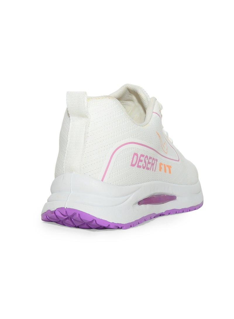 Desert Women's Sportive Knit Sneakers – Stylish Printed Design - Image 4