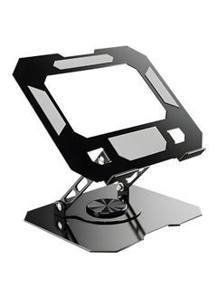 Laptop Stand, Computer Stand, 360° Rotatable and Foldable, Height Adjustable, Suitable for Mobile Phones, Computers, and Other Devices, Black