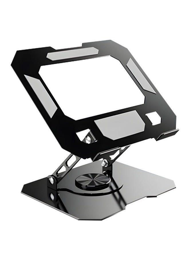 dida-cosmos - Laptop Stand, Computer Stand, 360° Rotatable and Foldable, Height Adjustable, Suitable for Mobile Phones, Computers, and Other Devices, Black - Image 1