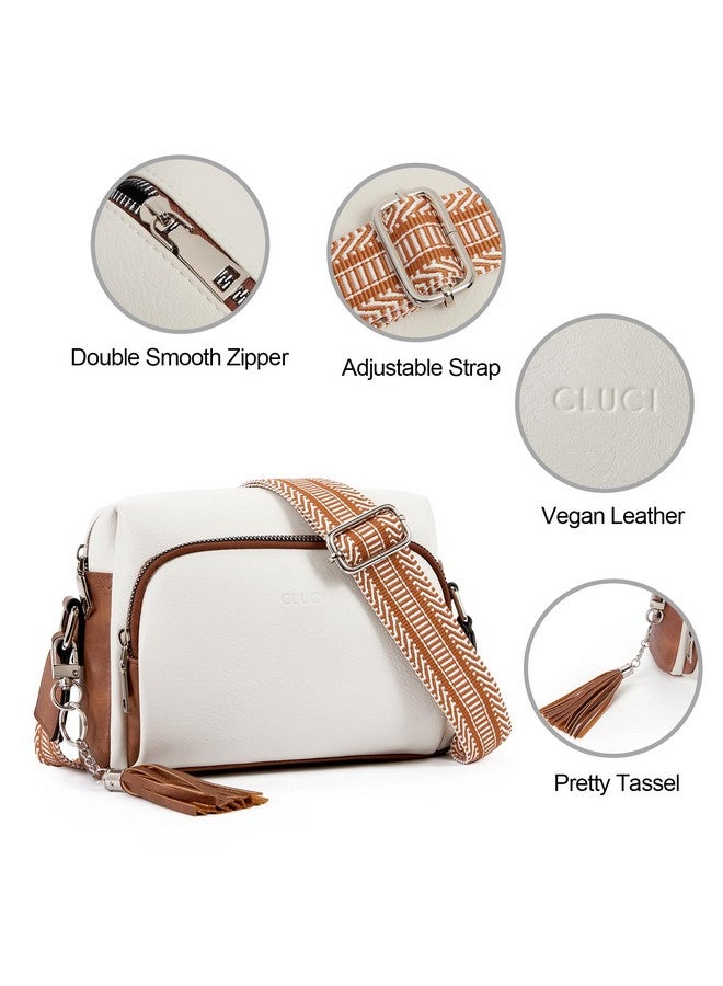 CLUCI Crossbody Purses For Women Trendy Vegan Leather Crossbody Bags Shoulder Handbags With Adjustable Wide Strap - Image 5