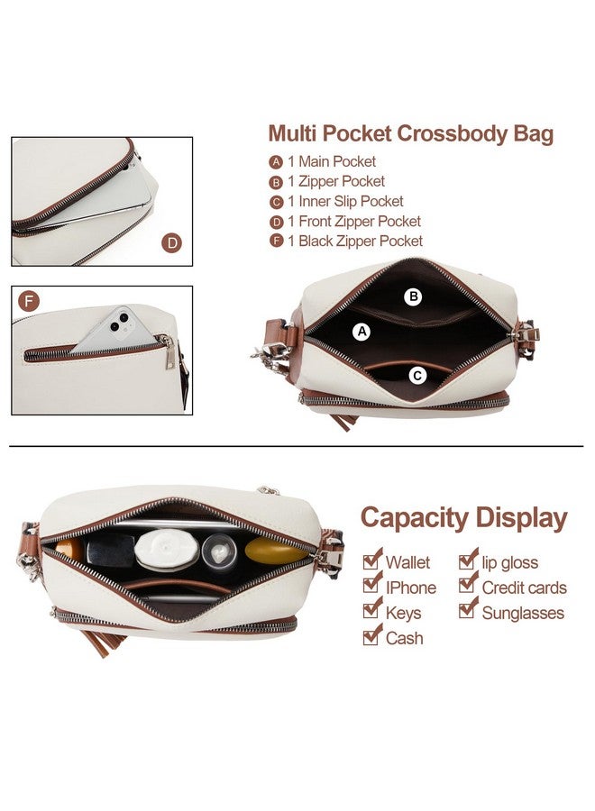 CLUCI Crossbody Purses For Women Trendy Vegan Leather Crossbody Bags Shoulder Handbags With Adjustable Wide Strap - Image 3