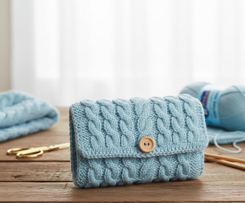 ProKart Premium Woolen 4 ply Hand Knitting Wool Yarn | Fine Weight Knitted and Crocheted Soft Yarn for Sweater, Scarf, Hat, Baby Clothes, Baby Sports, Purse, Gift Bags & DIY Craft Accessories Projects (1 Ball/100 Gram Each) (Baby Blue, 100gms x 2 Pack) - Image 5