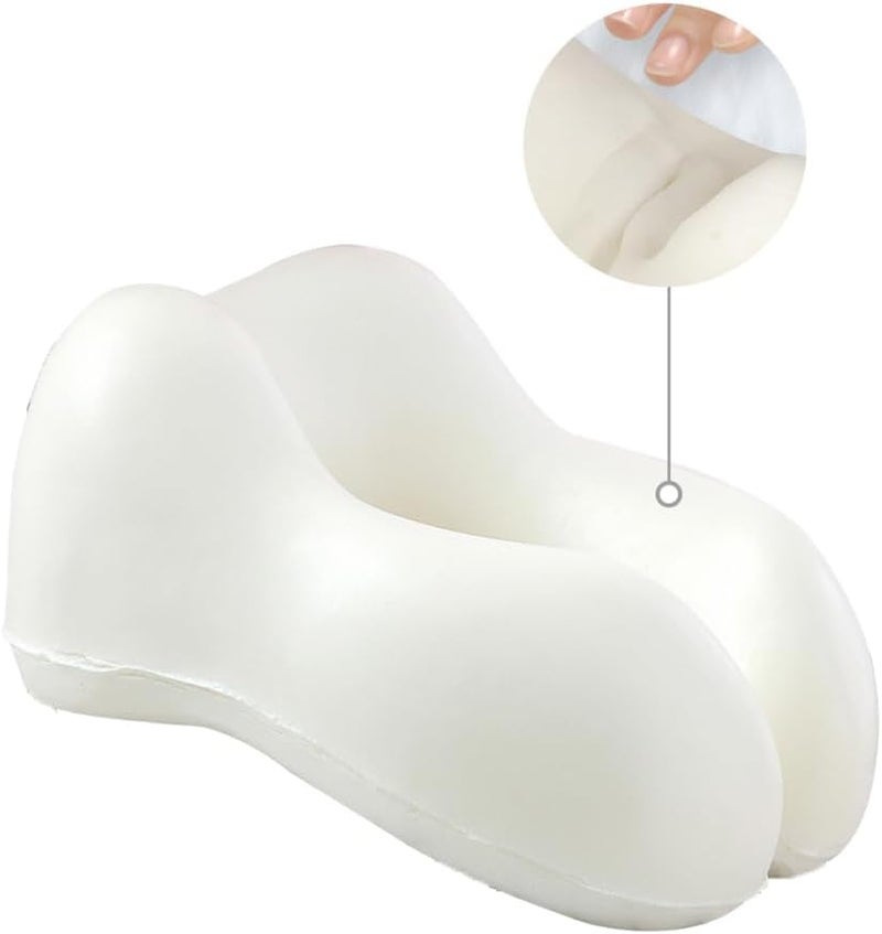 jidachuang Neck Pillow, Travel Pillow for Airplanes, Memory Foam Traveling for Adult (B-Deep Blue) - Image 5