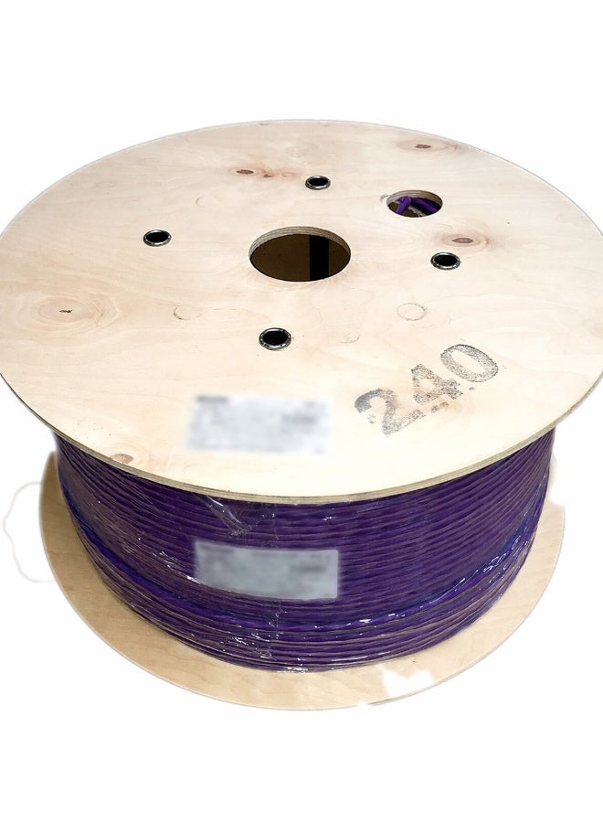 BELDEN 10GXE00 - CAT6A F/UTP Cable, 23 AWG Solid Bare Copper, LSZH purple, 500 Meter ( 10GXE00.K7500 ) - Image 2