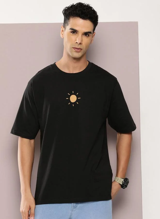 Dillinger Placement Graphic Print Oversized T-Shirt by Styli