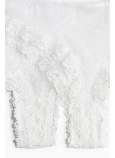 H&M 3-pack lace Brazilian briefs